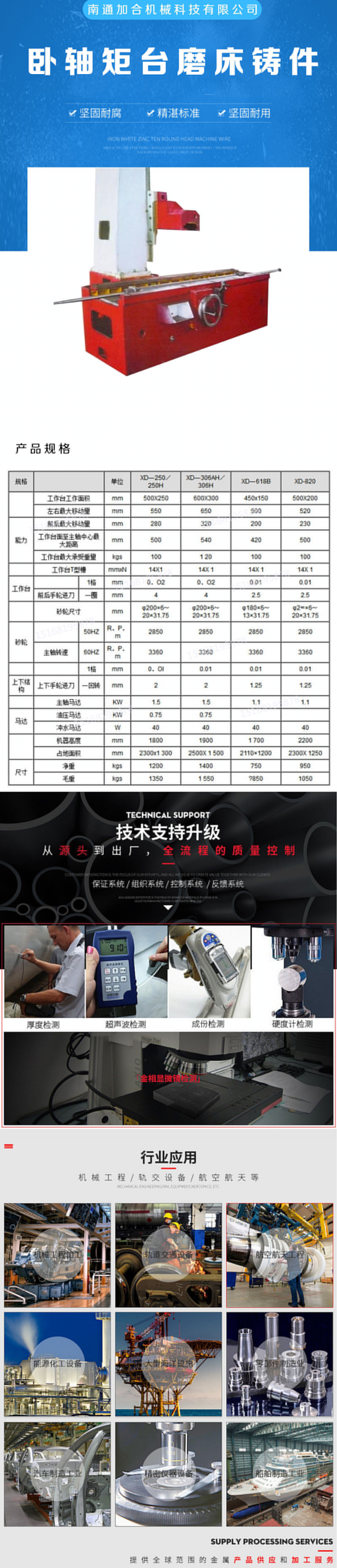 臥軸矩臺(tái)7140K平面磨床鑄件